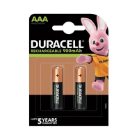 Duracell Oplaadbare AAA / HR03 Ni-Mh Batterijen (2 stuks, 900 mAh)  AGP00080