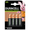 Duracell Oplaadbare AA / HR06 Ni-Mh Batterijen (4 stuks, 1300 mAh)