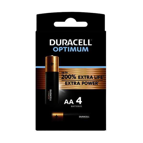 Duracell Optimum AA / MN1500 / LR06 Alkaline Batterij (4 stuks)  ADU00198 - 