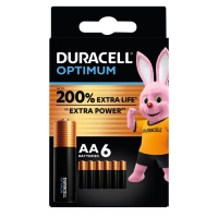 Duracell Optimum AA / MN1500 / LR06 Alkaline Batterij (6 stuks)  ADU00406