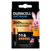 Duracell Optimum AA / MN1500 / LR06 Alkaline Batterij (6 stuks)