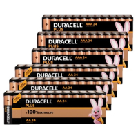 Duracell Plus 100% Extra Life AA + AAA alkaline batterij 144 stuks  ADU00363