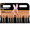 Duracell Plus 100% Extra Life AA / MN1500 / LR06 Alkaline Batterij (10 stuks)  ADU00169