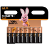 Duracell Plus 100% Extra Life AA / MN1500 / LR06 Alkaline Batterij (16 stuks)  ADU00222 - 1