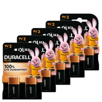 Duracell Plus 100% Life 9V / 6LR61 / E-Block Alkaline Batterij (10 stuks) ADU00016