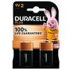 Duracell Plus 100% Life 9V / 6LR61 / E-Block Alkaline Batterij (2 stuks)