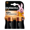 Duracell Plus 100% Life C / LR14 Alkaline Batterij (2 stuks)