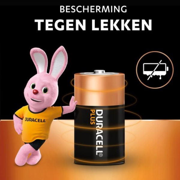 Duracell Plus 100% Life C / LR14 Alkaline Batterij (4 stuks) ADU00227 - 5