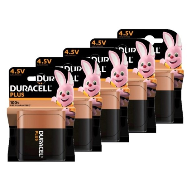 Duracell Plus Power 3LR12 / MN1203 / 4.5 Volt Alkaline Batterij 5 stuks  ADU00321 - 1