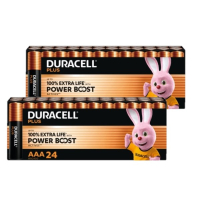 Duracell Plus Power Boost 100% Extra Life AAA / MN2400 / LR03 Alkaline Batterij (48 stuks) ADU00428