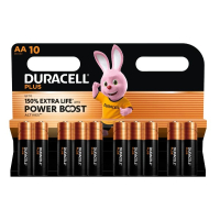 Duracell Plus Power Boost 150% Extra Life AA / MN1500 / LR06 Alkaline Batterij (10 stuks) ADU00397