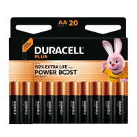 Duracell Plus Power Boost 150% Extra Life AA / MN1500 / LR06 Alkaline Batterij (20 stuks) ADU00399