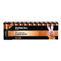 Duracell Plus Power Boost 150% Extra Life AA / MN1500 / LR06 Alkaline Batterij (24 stuks) ADU00423