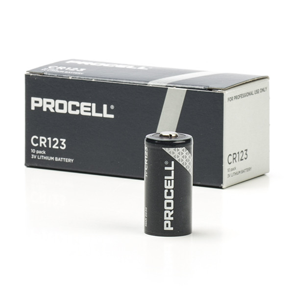 Duracell Procell CR123A Lithium Batterij (10 stuks)  ADU00238 - 1