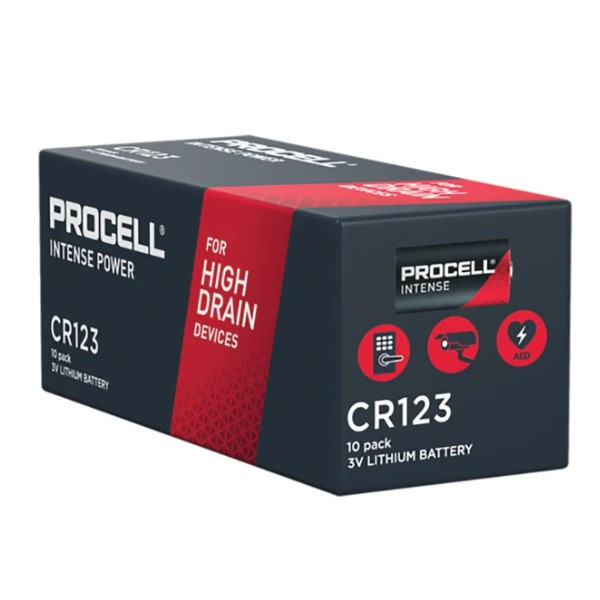 Duracell Procell CR123A Lithium Batterij (10 stuks)  ADU00238 - 1