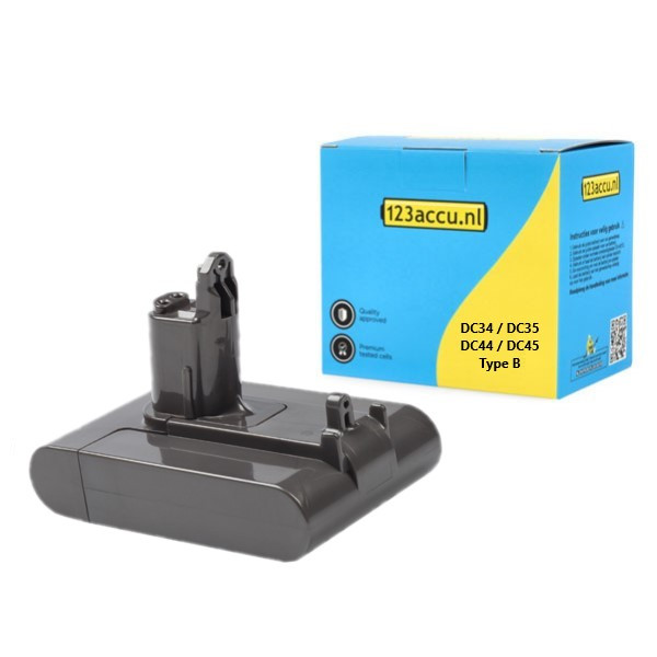 Dyson 965557-03 / 965557-06 / Type B accu (22.2 V, 3.0 Ah, 123accu huismerk) ADY00056 - 1