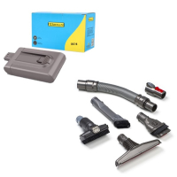 Dyson DC16 / BP01 / 912433-01 accu + 6-delige accessoires set (21.6 V, 2.0 Ah, 123accu huismerk) ADY00002