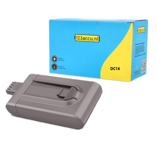 Dyson DC16 / BP01 / 912433-01 accu (21.6 V, 2.0 Ah, 123accu huismerk) ADY00009 - 1