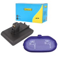 Dyson DC30 / 967863-04 accu + HEPA filter (14.8 V, 1.5 Ah, 123accu huismerk) ADY00117