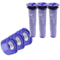 Dyson HEPA Filterset voor V7 / V8 (6 stuks, 123accu huismerk)  ADY00145