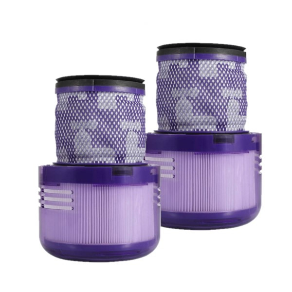 Dyson V11 / V15 HEPA Filterset 970013-02 (2 stuks, HEPA H13, 123accu huismerk) ADY00183 - 1