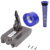 Dyson V7 / SV11 / 968670-02 accu + HEPA filterset (21.6 V, 2100 mAh, origineel) ADY00153 - 1