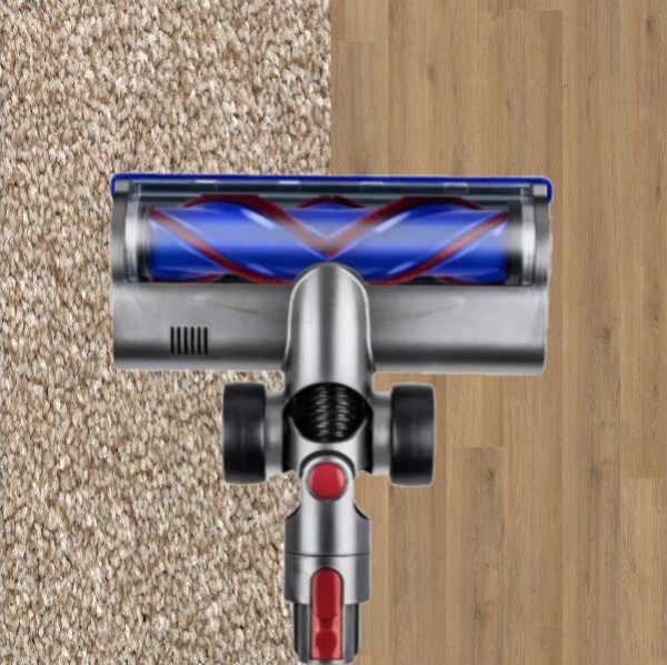 Dyson V7 / V8 / V10 / V11 / V15 Zuigmond met Led en V-borstel (123accu huismerk) ADY00232 - 3