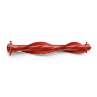 Dyson WashG1 / 973587-01 voorste borstelrol rood (1 stuk, origineel) ADY00272
