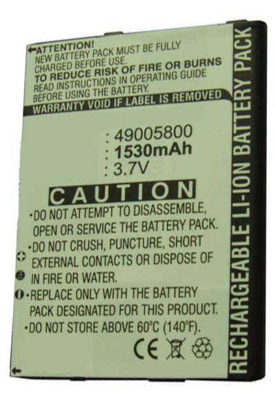 E-ten 49005800 / E4ET021K1002 accu (1530 mAh, 123accu huismerk)  AET00007 - 1