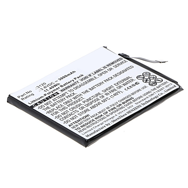 EOL- BQ 3120 accu (3000 mAh, 123accu huismerk) ABQ00011 - 1