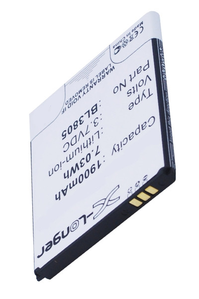 EOL- Fly BL3805 accu (3.7 V, 1900 mAh, 123accu huismerk) AFL00016 - 1