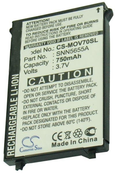 EOL- Motorola SNN5655A accu (750 mAh, 123accu huismerk) AMO00065 - 1