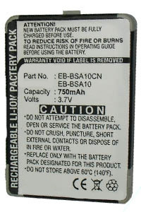 EOL- Panasonic EB-BSA10 / EB-BSA10CN accu (750 mAh, 123accu huismerk) APA00182 - 1