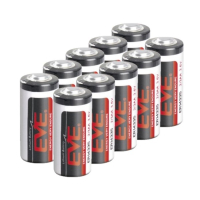 Aanbieding: 10 x EVE ER14335 / 2/3AA batterij (3.6V, 1650 mAh, Li-SOCl2) AEV00077