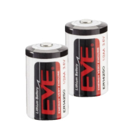 EVE Aanbieding: 2 x EVE ER14250 / 1/2 AA batterij (3.6V, 1200 mAh, Li-SOCl2)  AEV00065