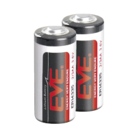 Aanbieding: 2 x EVE ER14335 / 2/3AA batterij (3.6V, 1650 mAh, Li-SOCl2) AEV00075