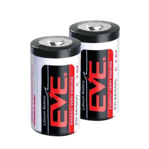 EVE Aanbieding: 2 x EVE ER26500 / C batterij (3.6V, 8500 mAh, Li-SOCl2)  AEV00064 - 1