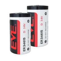 2x EVE ER34615 batterijen