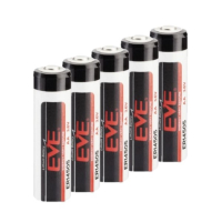 EVE Aanbieding: 5 x EVE ER14505 / AA batterij (3.6V, 2700 mAh, Li-SOCl2)  AEV00061