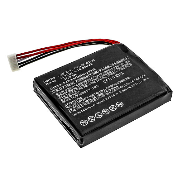 EXFO GP-2147 / 01WQ0037-03 accu (3.7 V, 10000 mAh, 123accu huismerk)  AEX00095 - 1