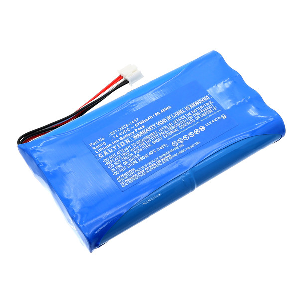 Ecovacs 201-2228-1457 / S19-LI-144-6400 accu (6700 mAh, 123accu huismerk)  AEC00110 - 1