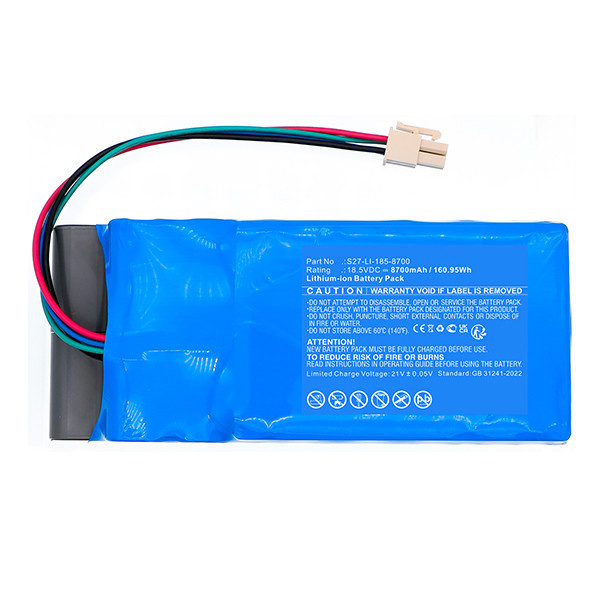 Ecovacs 201-2326-010 /  S27-LI-185-8700 accu (18.5 V, 8700 mAh, 123accu huismerk) AEC00119 - 3