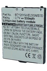 Elson BTY26156 accu (550 mAh, 123accu huismerk)  AEL00001 - 1