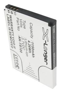 Emporia AK-TS100 accu (1150 mAh, 123accu huismerk)  AEM00042