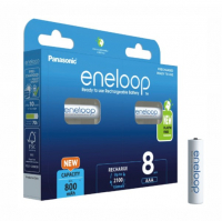 Eneloop Panasonic Eneloop Oplaadbare AAA / HR03 Ni-Mh Batterijen (8 stuks, 800 mAh)  AEN00032