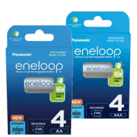 Eneloop Panasonic Eneloop Oplaadbare AA / HR6 + AAA / HR03 Ni-Mh Batterijen (8 stuks)  AEN00097