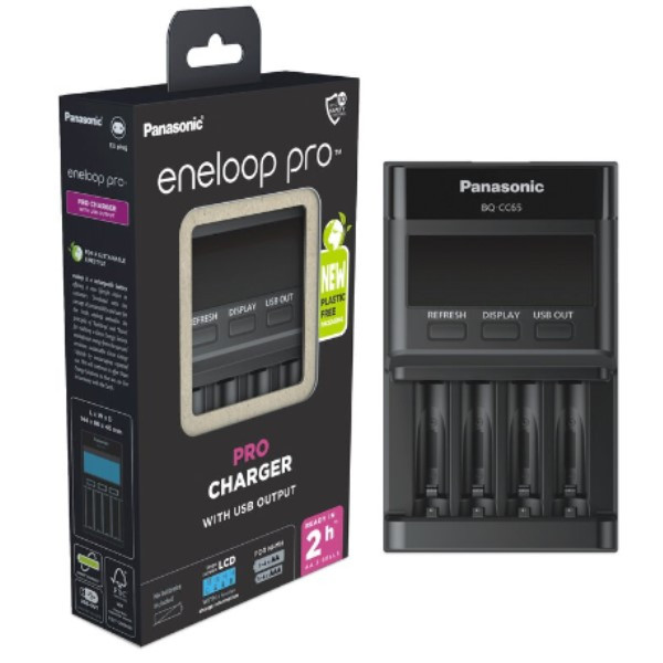 Eneloop Panasonic Eneloop Pro BQ-CC65 Charger voor AA en AAA batterijen  AEN00042 - 1