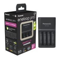Eneloop Panasonic Eneloop Pro Oplaadbare AA Batterijen + Quick Charger (4 stuks, 2500 mAh)  AEN00028