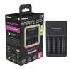 Panasonic Eneloop Pro Oplaadbare AA Batterijen + Quick Charger (4 stuks, 2500 mAh)