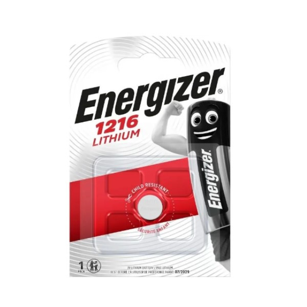 Energizer CR1216 3V Lithium knoopcel batterij 1 stuk  AEN00052 - 1